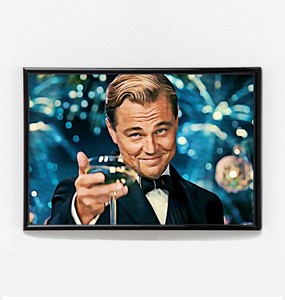 Leonardo Dicaprio Cheers Poster Framed Art Great Gatsby Meme New Usa Ebay Leonardo Dicaprio Cheers Poster Framed Art Great Gatsby Meme New Usa Ebay