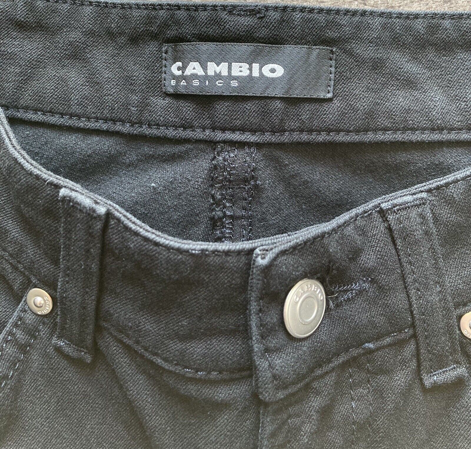 Beperken Rust uit aanraken Cambio Norah Jeans Women's Size 8 Straight Black Stretch | eBay