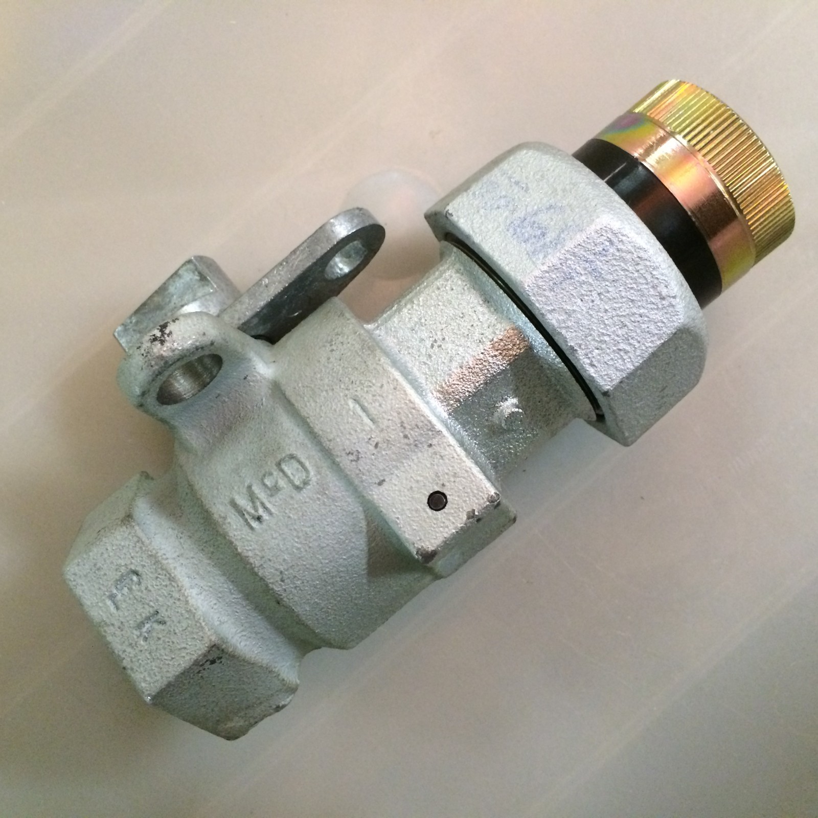 166 E CL McDonald 1" High Pressure Gas Line Ball Valve Curb Stop by AY