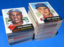 1991 Topps Archives Baseball, The Ultimate 1953 SET, w/ Mantle, Aaron, Robinson