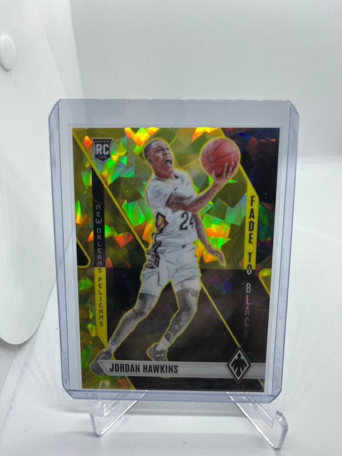 2023-24 Panini Phoenix Jordan Hawkins Yellow Ice Prizm Rookie RC 139/175 #254 SP
