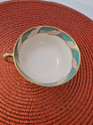Vintage Lenox Bellevue Sea Green Pattern Flat Cup with Handle & Saucer Set — photo 9