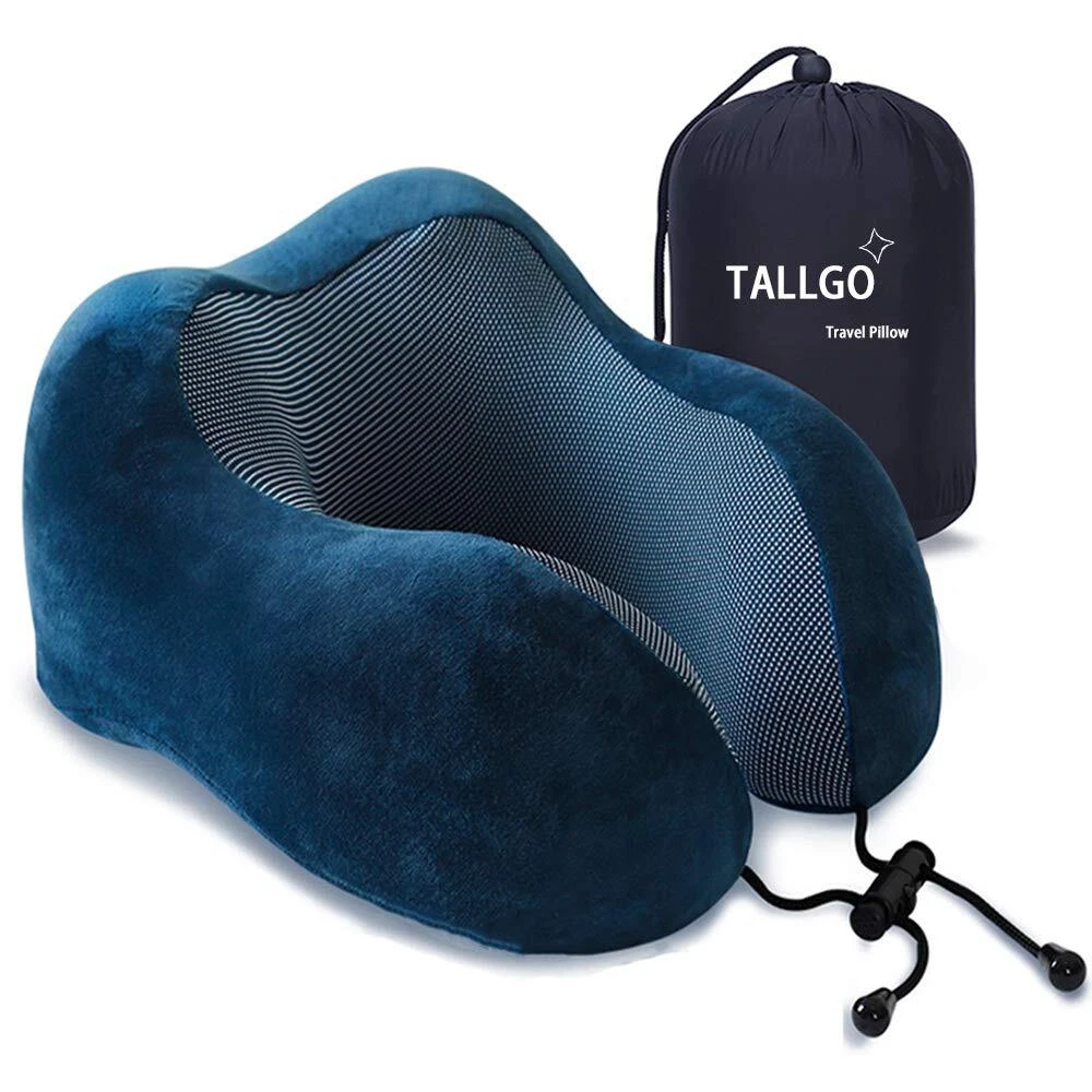 Memory Foam Travel Neck Pillow for Head Support and Comfortable Sleep Memory Foam Travel Neck Pillow for Head Support and Comfortable Sleep