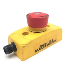 Jokab Safety Smile 11EA Emergency Stop Pushbutton 2x NC, M12 5-Pin