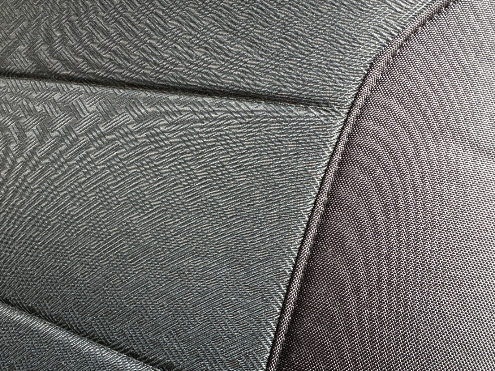 For Subaru Crosstrek Car SUV Front Seat covers Black Jacquard Canvas