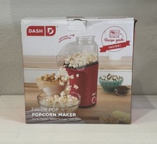 DASH Hot Air Popcorn Popper Maker with Measuring Cup to Portion Popping Corn