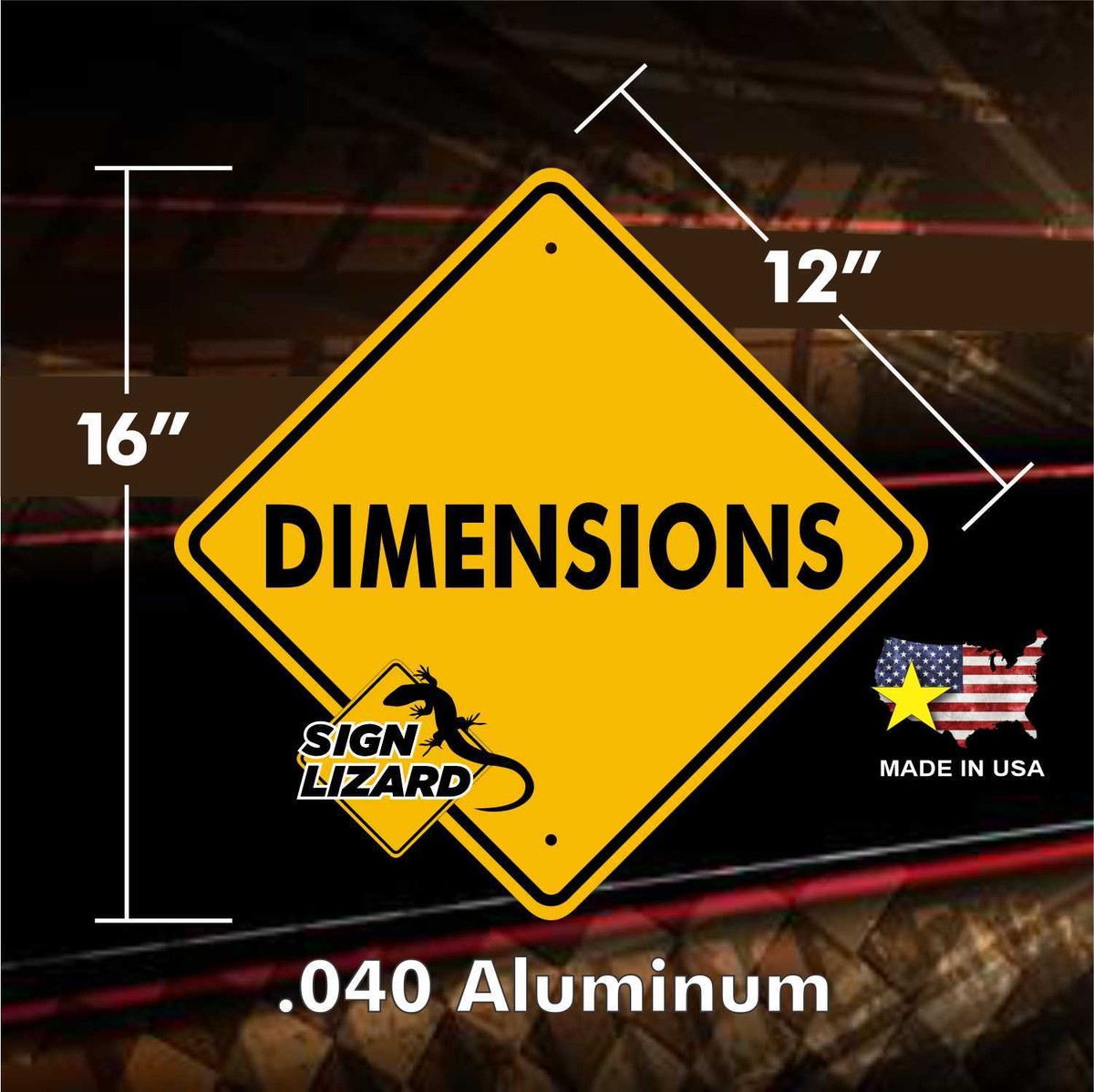 Alien Abduction Warning Sign - UFO Sighting - Roswell - Area 51