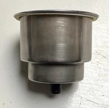 Attwood 11845-1 stainless steel cup holder for boat dashboard - Quicksilver etc.