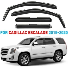 Rain Guards Vent Visors Shade for 2015-2020 Cadillac Escalade SHATTERPROOF