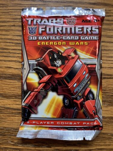 Transformers 3D juego de cartas de batalla Energon Wars 2 jugadores paquete de combate Hasbro nuevo en paquete - Imagen 1 de 2