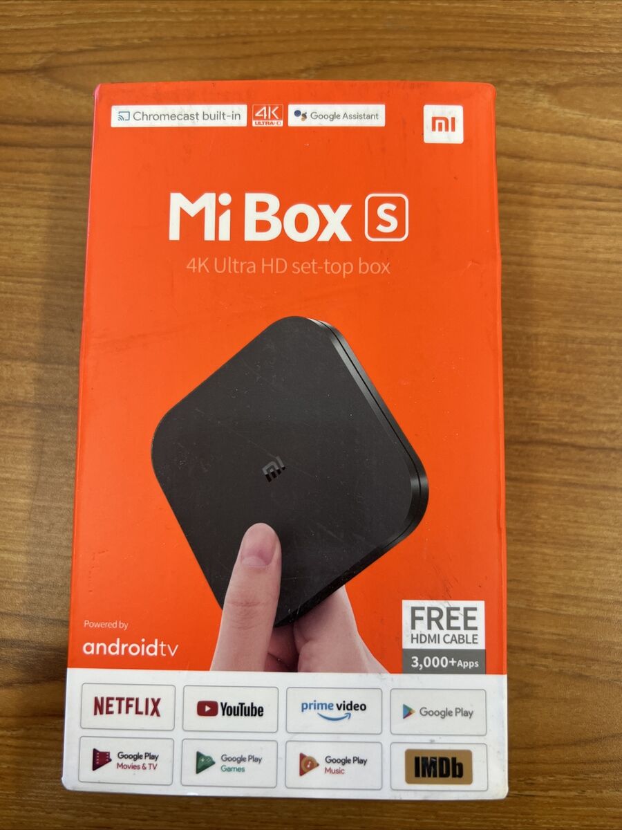 Xiaomi Mi Box S Android TV with Google Assistant Remote Streaming