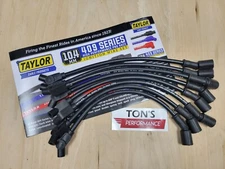 Taylor Spark Plug Wire Set 79017 409 Pro Race 10.4mm Black 135 16" Long race fit