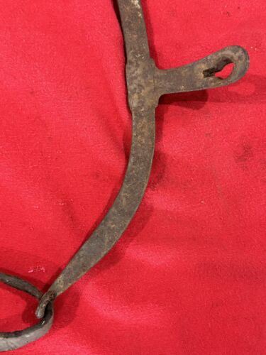 ANTIQUE PAIR SMALLER 19” CAST IRON BRASS HORSE HAMES MULE DONKEY FARM PRIMITIVE - Picture 8 of 24
