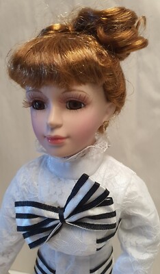 Homeart Eliza Porcelain Doll 40cm SKU5373 Ascot Costume My Fair Lady/Pygmalion