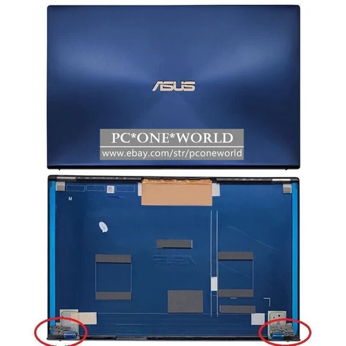 New for ASUS ZenBook 15 UX534 UX534F UX534FA Touch LCD Back Cover+Hinges