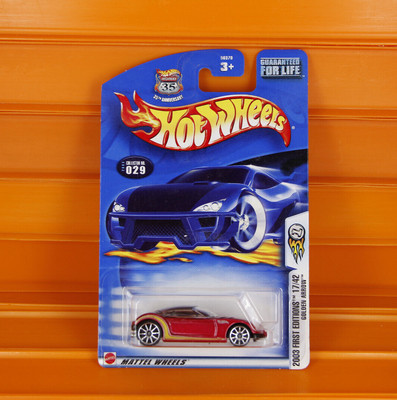 Hot Wheels - 2003 - GOLDEN ARROW (Rot, 10SP's) - First Editions 17/42 * LongCard