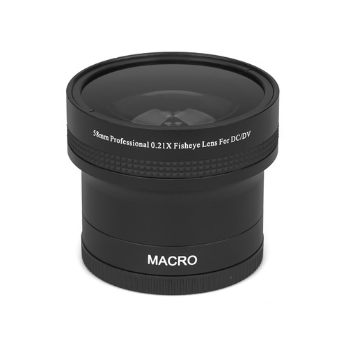 0.45x Weitwinkel- & Makro-Vorsatzlinse 37 Mm – HD Echtglas, Für Objektive Mit 37 Mm Filtergewinde, Inkl. Tasche