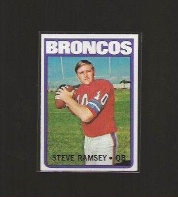 1972 TOPPS STEVE RAMSEY #74 EX-EX+ MID-HIGHER GRADE