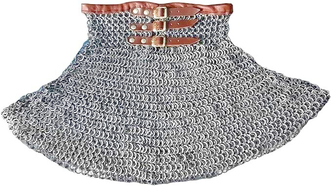 Aventail Medieval Chainmail Crusader Knights Aventail Flat Riveted Flat Washer-image