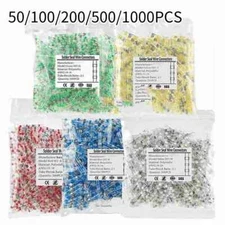 1000-50Pcs Solder Seal Sleeve Waterproof Heat Shrink Wire Connectors Terminals