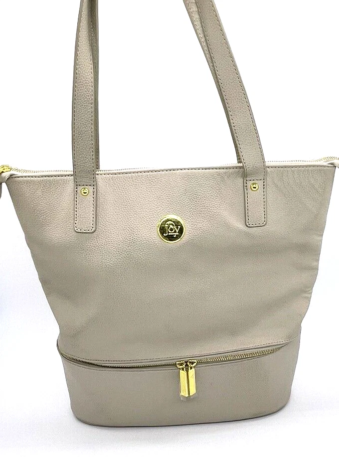 Joy mangano hotsell leather tote