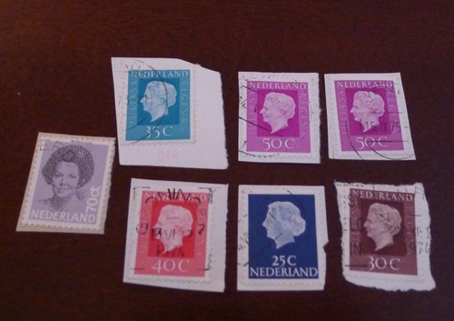 7 Stamps - Nederland Netherlands - Queen Juliana Regina - USED - Picture 3 of 12