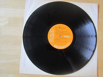 エルヴィス・プレスリー 【SP】 Elvis Presley LP, Elvis NOW, RCA # SF 8266, U.K. Release, Orange