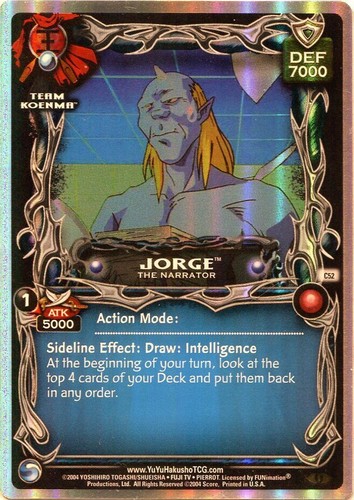 Jorge, le narrateur - C52 - Double feuille arc-en-ciel - 1ère édition (Alliance) Yu Yu H