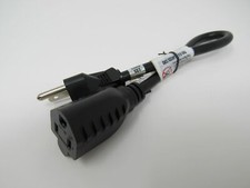 Standard Power Cord 1 ft NEMA 5-15P NEMA 5-15R 13A YC-2F