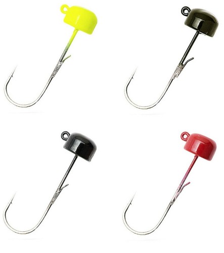Z Man Baits Z-Man Finesse ShroomZ Jig Heads &ndash; 1/6 Oz Ned Rig Hooks For Bass Fishing, 5-Pack Weighted Hooks