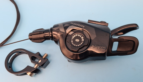 Sram Xo Impulse Technology 2-Speed Trigger Shifter + Clamp New - Picture 2 of 3