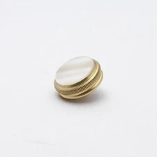 Finger Button (1) for Conn & Pan American Sousaphone, (Brass) 6x40 NEW! BC2