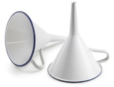 2. SCELTA - IMBUTO SMALTATO con MANICIO Ø 12,5 cm IMBUTO DI RIEMPIMENTO smaltato SMALTO