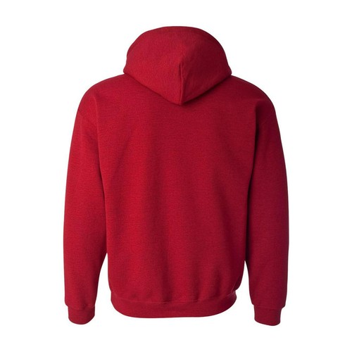 Gildan Unisex Mezcla Pesada G18500 Rojo Sudadera con Capucha Sudadera con Capucha Nueva - Imagen 3 de 3