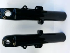 HARLEY TOURING FORK SLIDER LEGS 2014-22, FLH MODELS GLOSS BLACK** EXCHANGE***