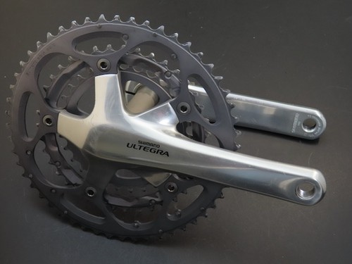 165 x 130/74 bcd fc-6603 Shimano Ultegra 10 Speed Triple crank set Japan