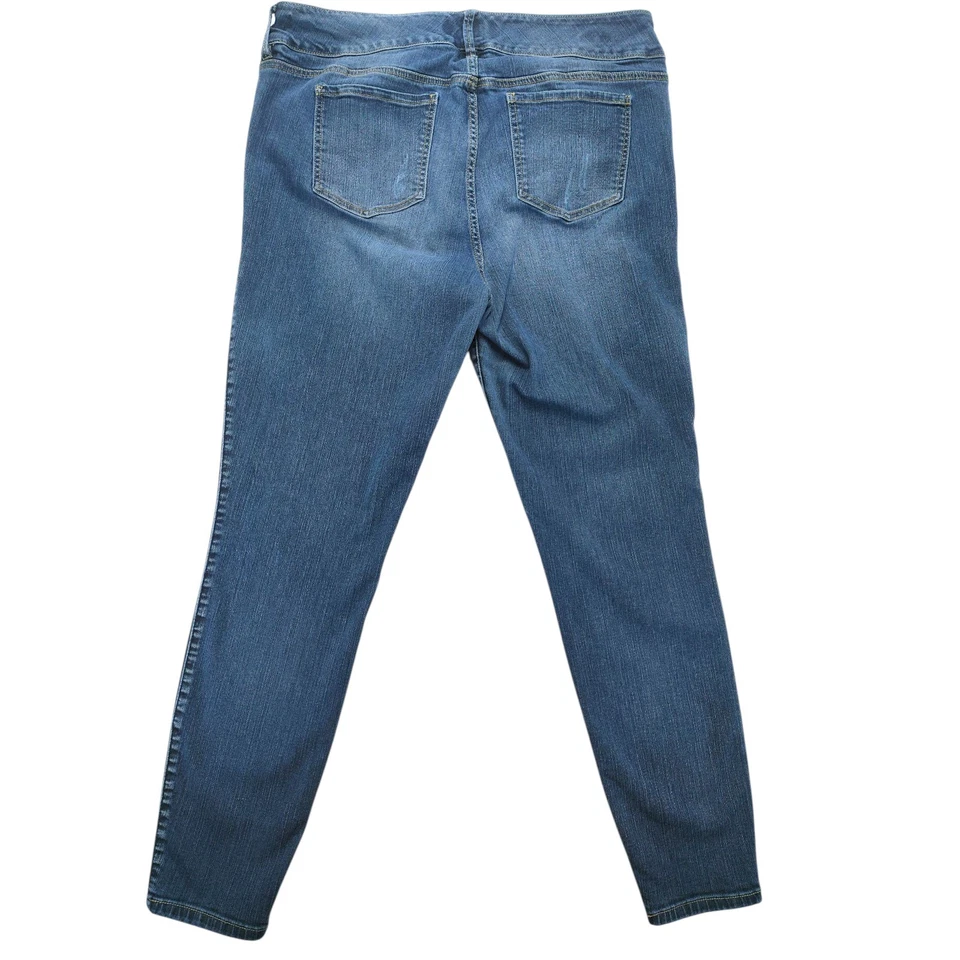 Pantalones de mezclilla Torrid Jegging elásticos Ble para mujer talla 20T de alto Foto 3 de 4