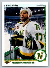 1990-91 Upper Deck #30 Basil McRae Minnesota North Stars