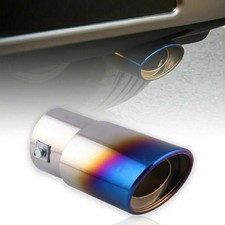 Car Exhaust Tail Muffler Tip Pipes Burnt Blue Stainless Steel Universal Us Stock Car Exhaust Tail Muffler Tip Pipes Burnt Blue Stainless Steel Universal Us Stock
