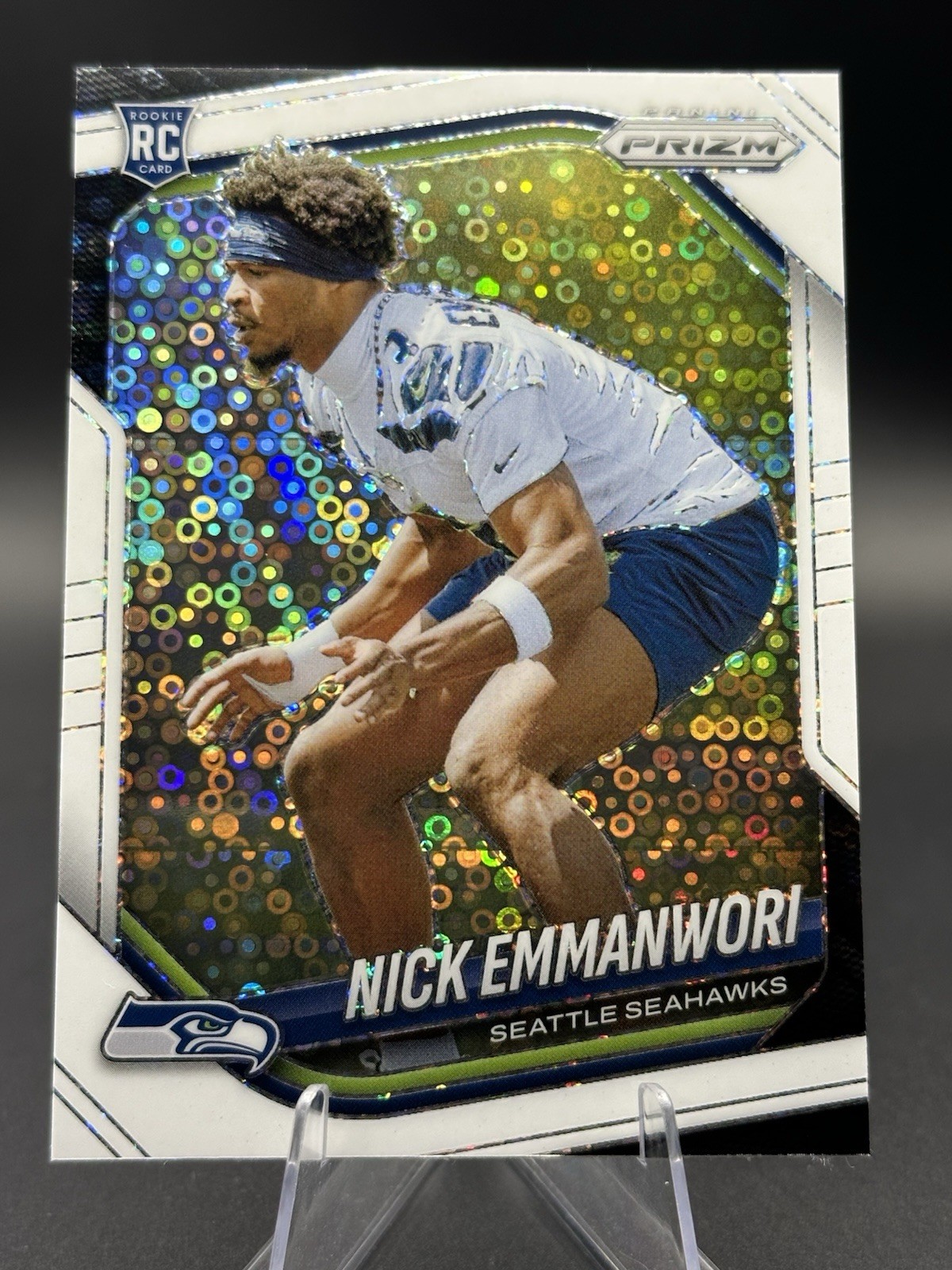 Nick Emmanwori 2025 Panini Prizm #320 White Disco Prizm RC
