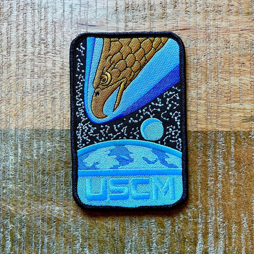 Aliens USCM Embroidered Crew Patches Iron On Sew Badge DIY Prop USS Sulaco - Image 3 of 4