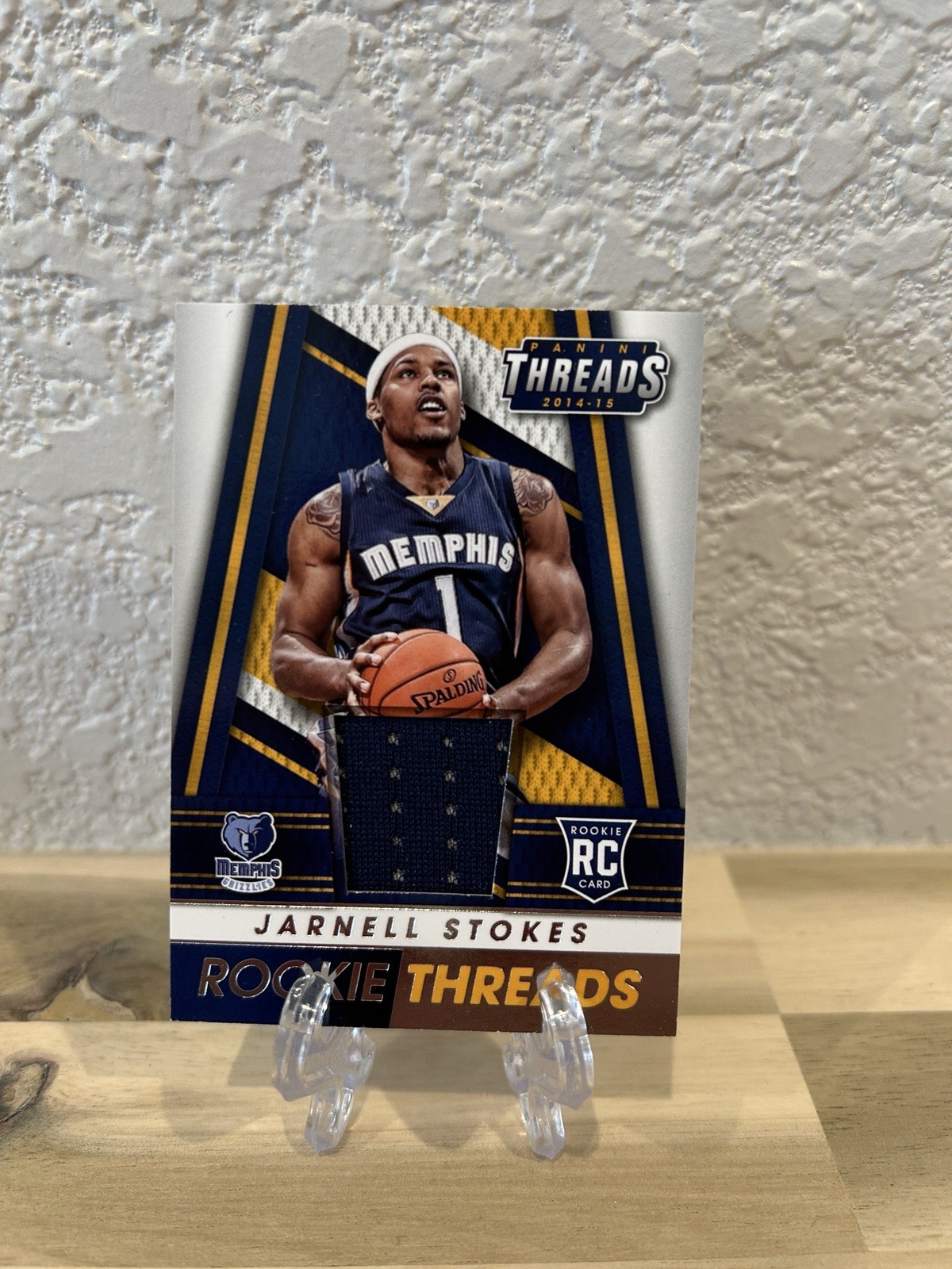 2014-15 Panini Threads Jarnell Stokes Rookie Threads Prime #69 U6760
