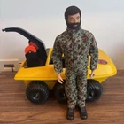 New ListingVintage Hasbro GI Joe Adventure Team Figure & Mummy's Tomb ATV Vehicle