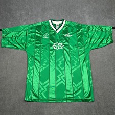 Vintage Lotto Soccer y2k Jersey Green Shiny Geometric Pinstripe XL San Diego 21