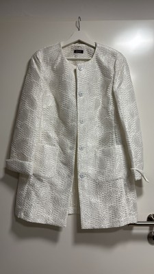 Elegante Jacke/Mantel von Basler in weiß, 38, Hochzeit, Kommunion
