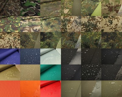 Bundeswehr Militärstoff Wasserdicht Nylon Stoff Cordura Oxford Camouflage Tarn