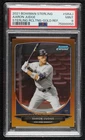 2021 Bowman Sterling Recollections Gold Refractor 14/50 Aaron Judge PSA 9 tw0