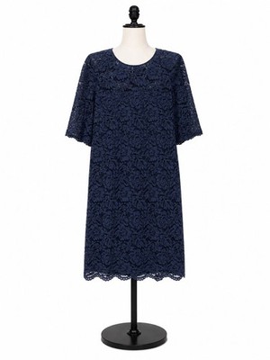 Marina Rinaldi Women's Navy Dicembre Shift Dress Size 14W/23 NWT