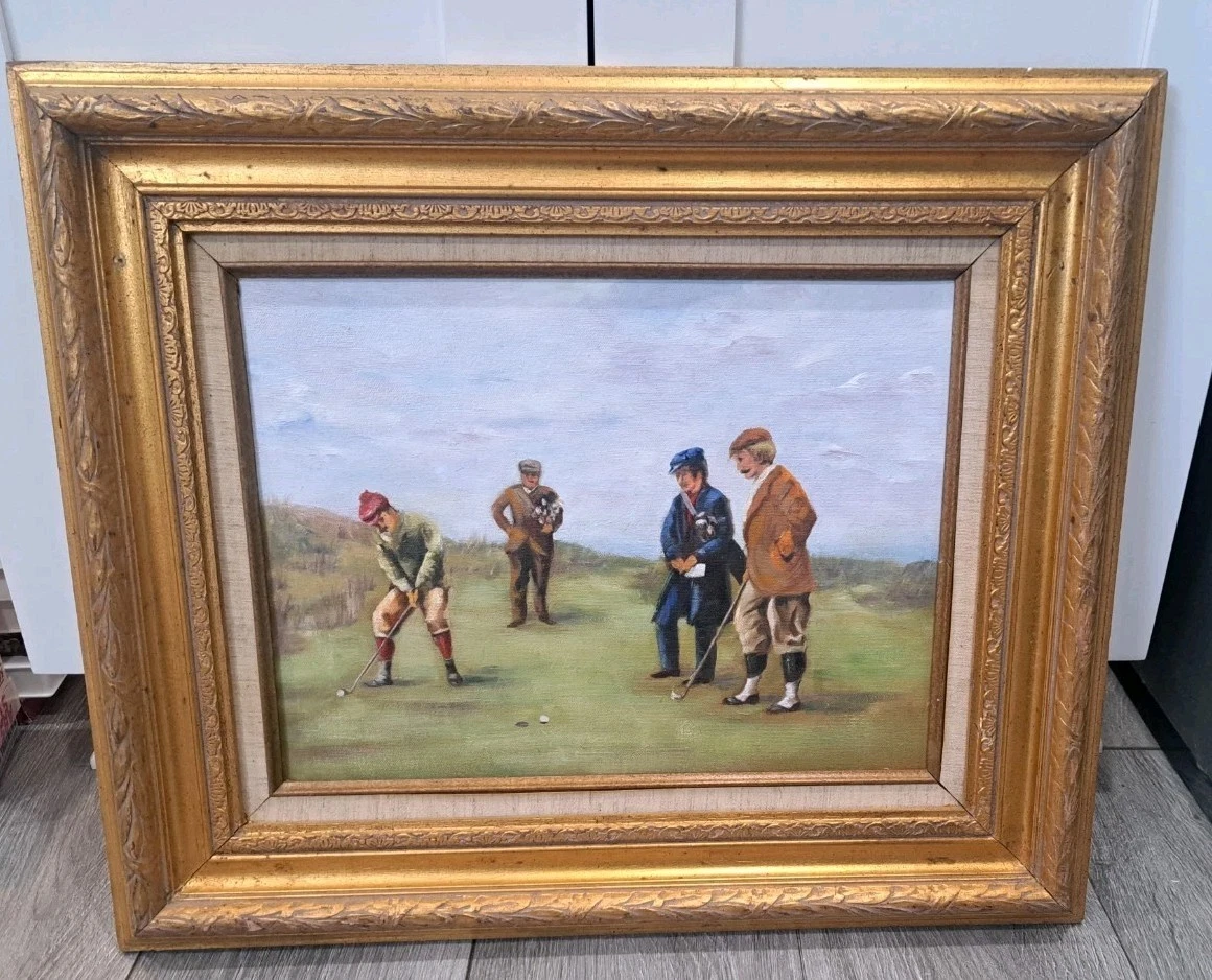 Golf Art Paintings for sale | eBay