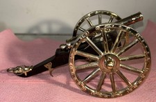 VTg CANNON BASSETT LOWKE BRITISH CANNON Artillery 6lb Brass Field Piece c1973